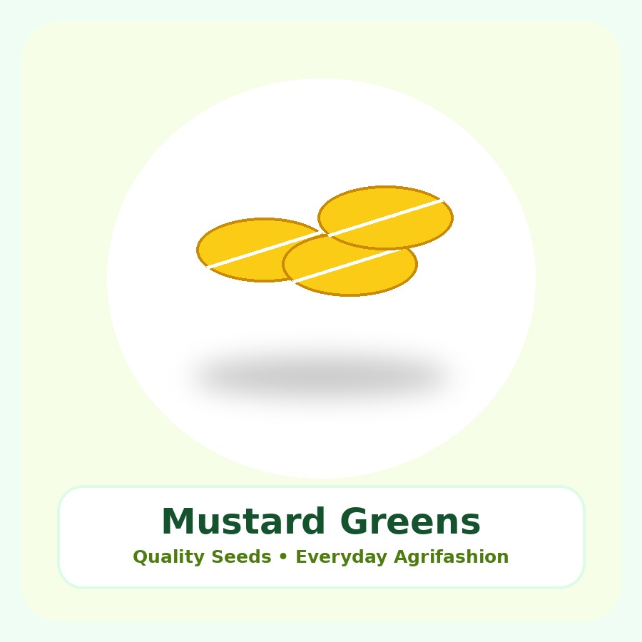 Mustard Greens Seeds 1kg
